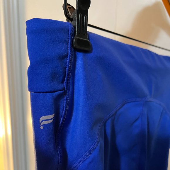 High-Waisted UltraCool Spin Pant 1X Tall / Lapis Shine - Picture 7 of 7